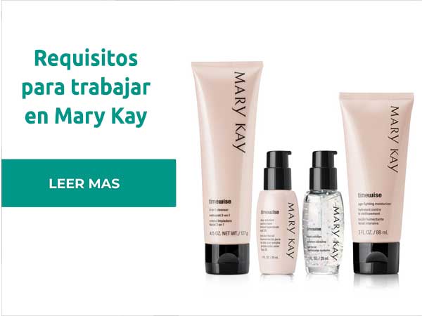 Requisitos para vender productos Mary Kay