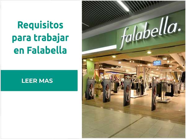 Requisitos para trabajar en Falabella